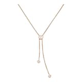 Chopard Happy Hearts Necklace In Ethical 18ct Rose Gold With Diamonds