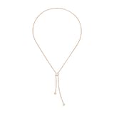 Chopard Happy Hearts Necklace In Ethical 18ct Rose Gold With Diamonds