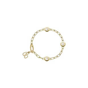 Chopard Happy Diamonds Icons Bracelet In Ehtical 18ct Yellow Gold With Diamonds