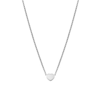 Chopard My Happy Hearts Necklace In Ethical 18ct Rose Gold With Diamonds Chopard My Happy Hearts Necklace In Ethical 18ct Rose Gold With Diamonds