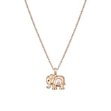 Chopard Happy Diamonds Elephant Pendant In Ethical 18ct Rose Gold With Diamonds and Sapphire