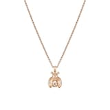 Chopard Happy Diamonds Ladybird Pendant In Ethical 18ct Rose Gold With Diamond and Rubies