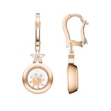 Chopard Happy Diamonds Drop Earrings In Ethical 18ct Yellow Gold With Diamonds