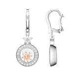 Chopard Happy Diamonds Drop Earrings In Ethical 18ct White Gold With Diamonds