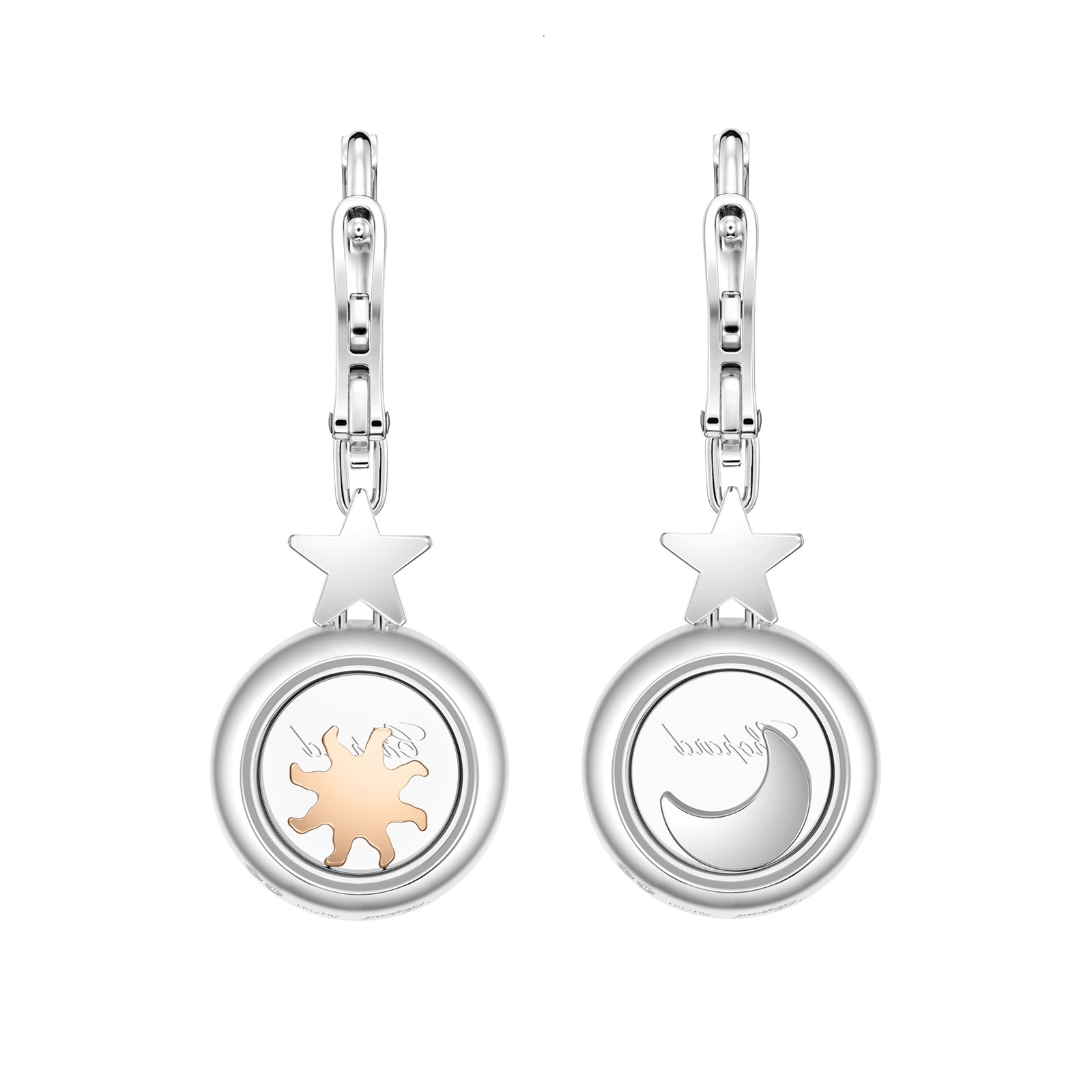 Chopard Happy Diamonds Drop Earrings In Ethical 18ct White Gold With Diamonds Chopard Happy Diamonds Drop Earrings In Ethical 18ct White Gold With Diamonds