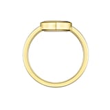 Chopard Happy Diamonds Icons Ring In Ethical 18ct Yellow Gold With Diamond