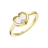 Chopard Happy Diamonds Icons Ring In Ethical 18ct Yellow Gold With Diamond