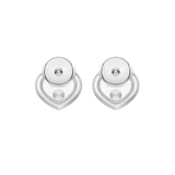 Chopard Happy Diamonds Icons Earrings In Ethical 18ct White Gold With Diamonds