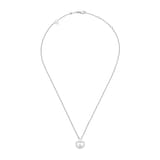 Chopard Happy Diamonds Icons Necklace In Ethical 18ct White Gold With Diamond