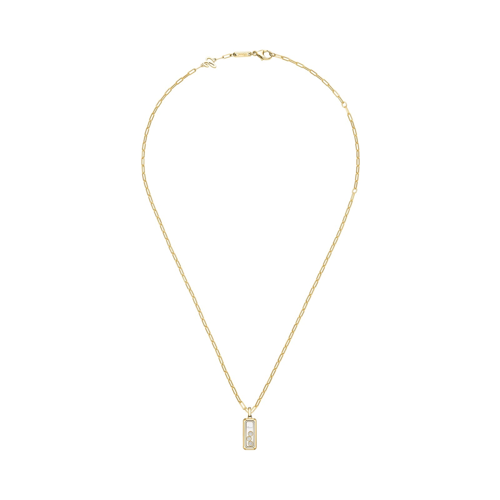 Chopard Happy Diamonds Icons Pendant In Ethical 18ct Yellow Gold With Diamonds Chopard Happy Diamonds Icons Pendant In Ethical 18ct Yellow Gold With Diamonds