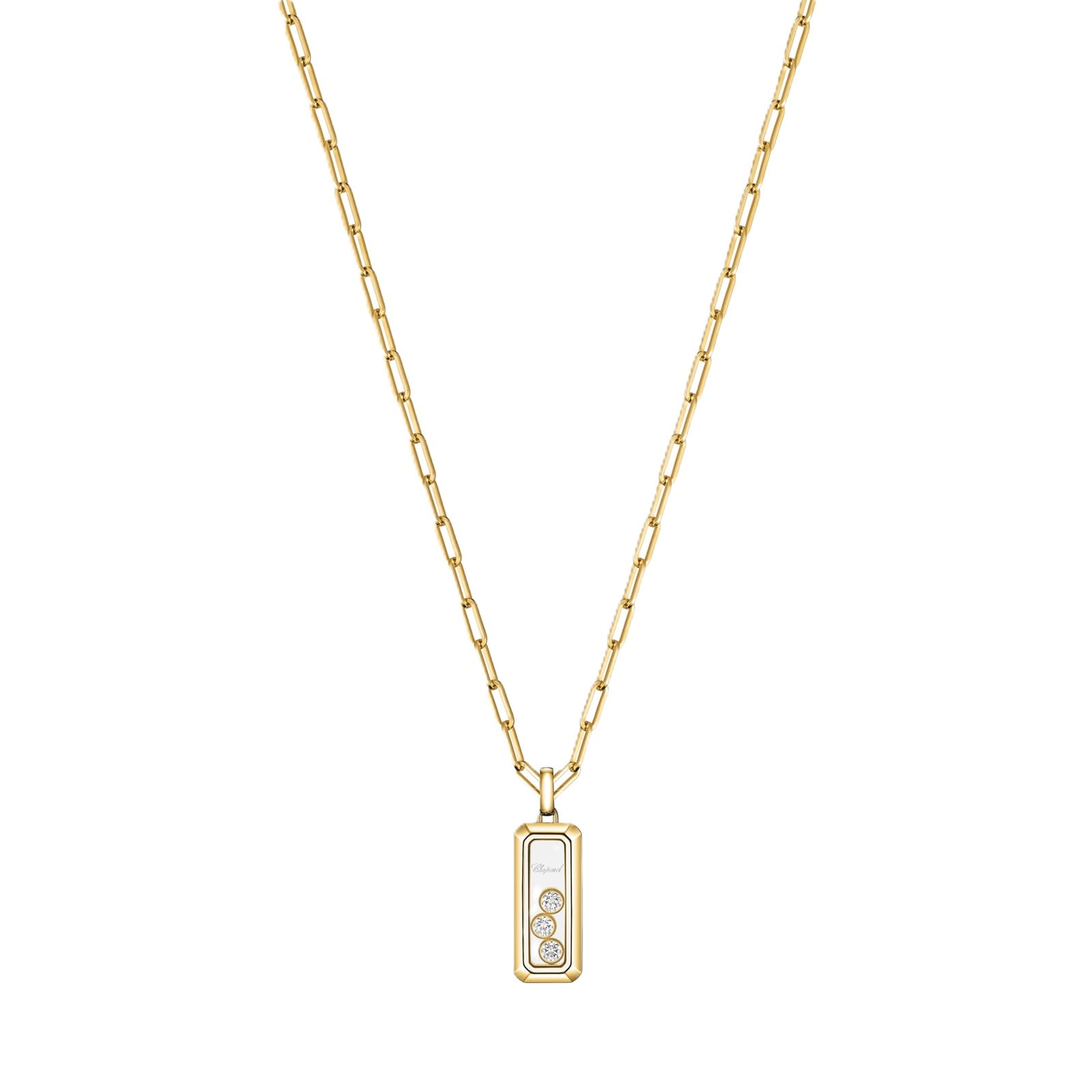 Chopard Happy Diamonds Icons Pendant In Ethical 18ct Yellow Gold With Diamonds Chopard Happy Diamonds Icons Pendant In Ethical 18ct Yellow Gold With Diamonds