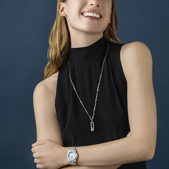 Chopard Happy Diamonds Icons Pendant In Ethical 18ct White Gold With Diamonds Chopard Happy Diamonds Icons Pendant In Ethical 18ct White Gold With Diamonds