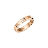 Chopard Ice Cube Ring In Ethical 18ct Rose Gold With Diamond  - Ring Size V