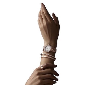 Chopard Ice Cube Ring In Ethical 18ct Rose Gold With Diamond