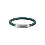 Chopard Mille Miglia Bracelet In Green Rubber And Silver Toned Metal