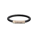Chopard Mille Miglia Bracelet In Black Rubber And Rose Gold Toned Metal