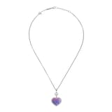 Chopard Happy Hearts Necklace In Ethical 18ct White Gold With Diamonds & Pearl