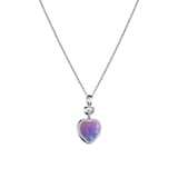 Chopard Happy Hearts Necklace In Ethical 18ct White Gold With Diamonds & Pearl