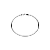 Chopard Happy Hearts Bangle In Ethical 18ct White Gold With Diamonds & Pearl
