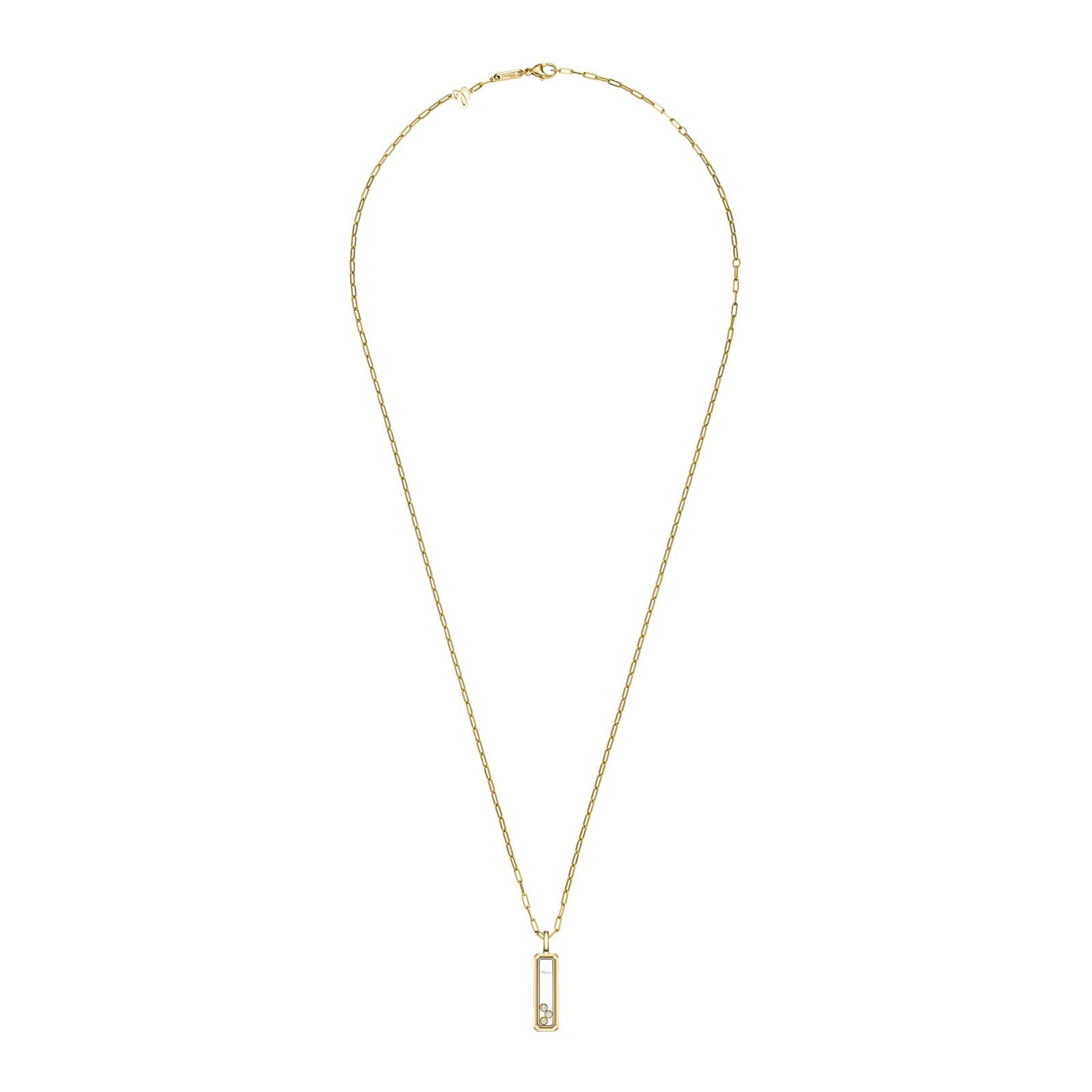 Chopard Happy Diamonds Icons Pendant In Ethical 18ct Yellow Gold With Diamonds Chopard Happy Diamonds Icons Pendant In Ethical 18ct Yellow Gold With Diamonds
