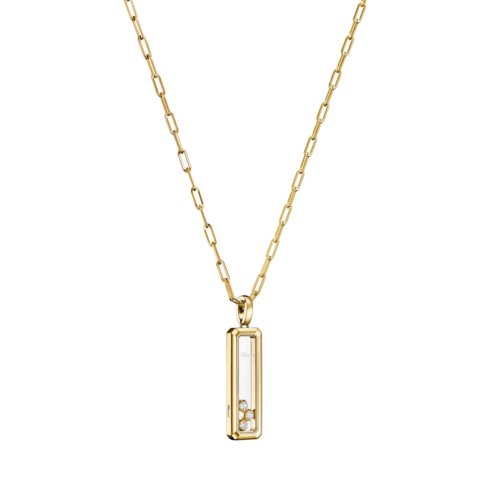 Chopard Happy Diamonds Icons Pendant In Ethical 18ct Yellow Gold With Diamonds Chopard Happy Diamonds Icons Pendant In Ethical 18ct Yellow Gold With Diamonds