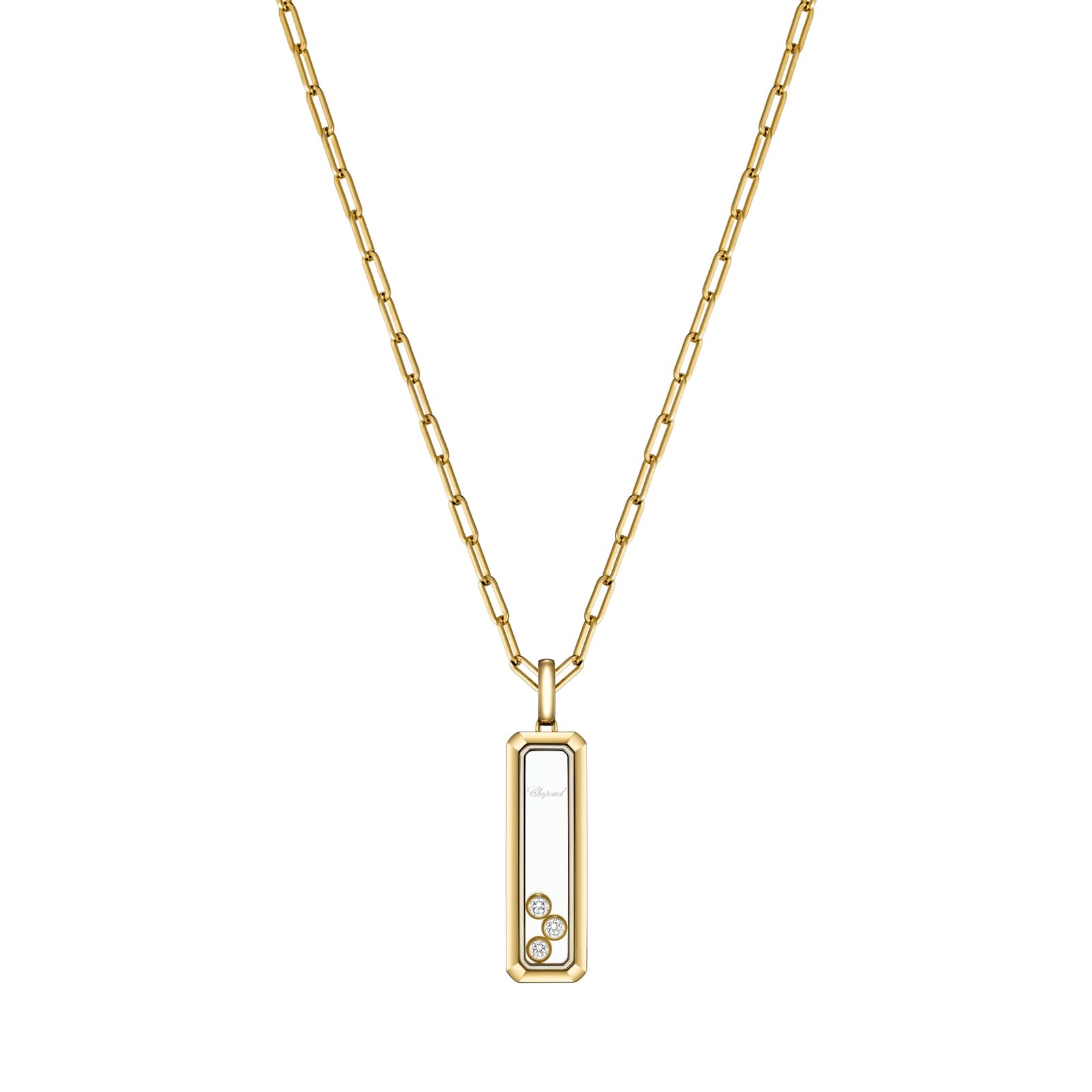 Chopard Happy Diamonds Icons Pendant In Ethical 18ct Yellow Gold With Diamonds Chopard Happy Diamonds Icons Pendant In Ethical 18ct Yellow Gold With Diamonds
