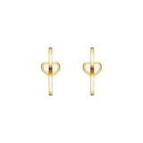 Chopard Happy Diamonds Icons Hoop Earrings In Ethical 18ct Yellow Gold With Diamonds