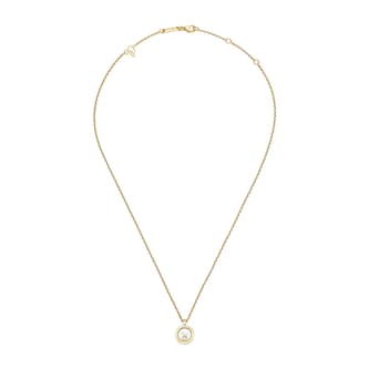 Chopard Happy Diamonds Icons Necklace In Ethical 18ct Yellow Gold With Diamond