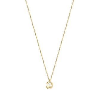Chopard Happy Diamonds Icons Necklace In Ethical 18ct Yellow Gold With Diamond