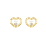 Chopard Happy Diamonds Icons Earrings In Ethical 18ct Yellow Gold With Diamonds