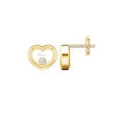 Chopard Happy Diamonds Icons Earrings In Ethical 18ct Yellow Gold With Diamonds