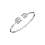 Chopard Happy Diamonds Icons Bangle In Ethical 18ct White Gold With Diamonds - Size Medium