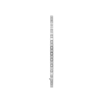 Chopard Ice Cube Bangle In Ethical 18ct White Gold With Half Set Diamonds - Size Medium Chopard Ice Cube Bangle In Ethical 18ct White Gold With Half Set Diamonds - Size Medium