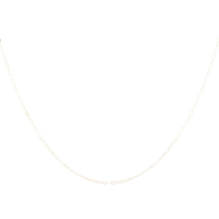 Goldsmiths 9ct Yellow Gold 16 Inch Trace Chain