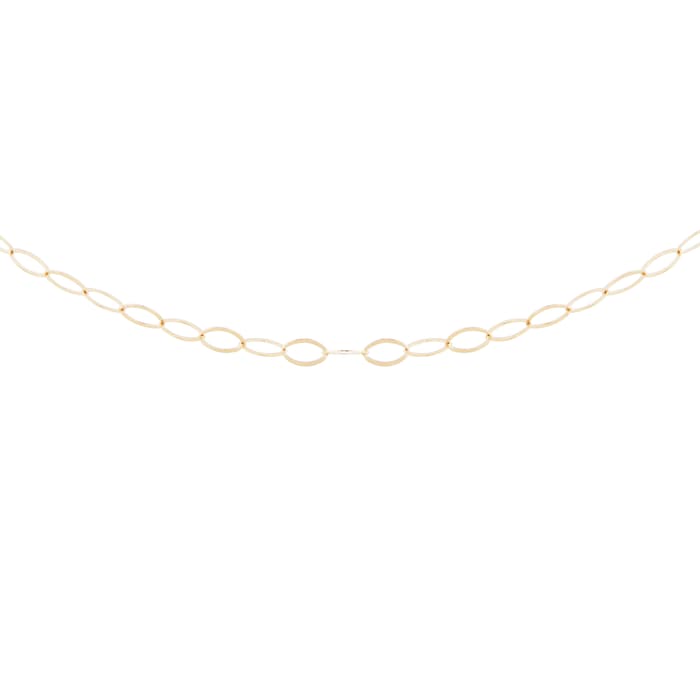 9ct Rose Gold 16 Inch Trace Chain