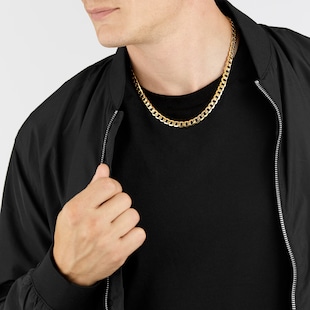 Goldsmiths 9ct Yellow Gold 20 Inch Curb Chain
