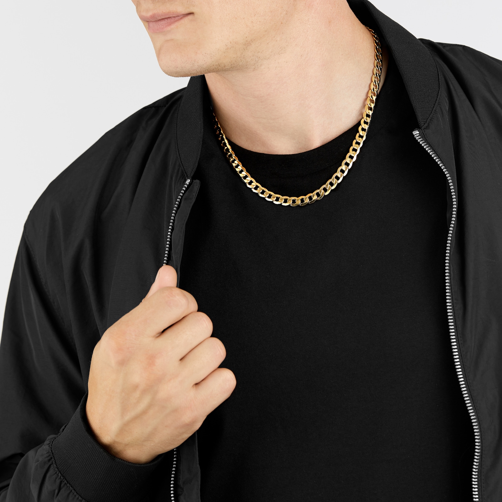 Goldsmiths 9ct Yellow Gold 20 Inch Curb Chain