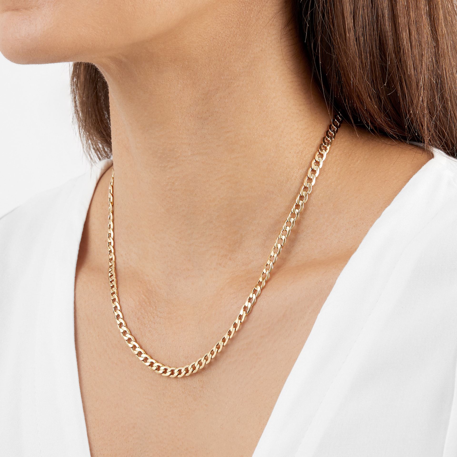 Best Luxury 
9ct Yellow Gold 18 Inch Curb Chain