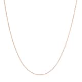 Goldsmiths 9ct Rose Gold 18-20 Inch Curb Chain