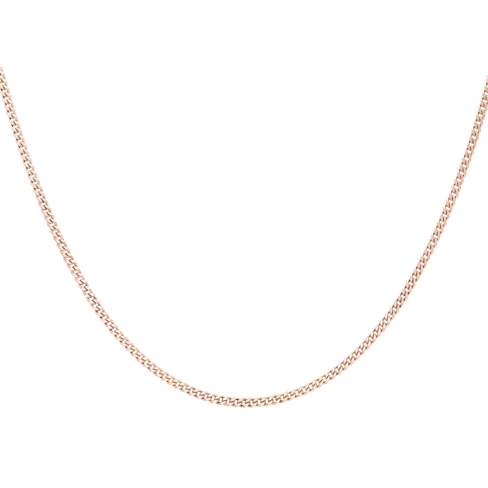9ct Rose Gold Cubic Zirconia Flame Necklace - R6929 | F.Hinds Jewellers