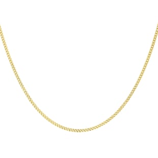 Goldsmiths 9ct Yellow Gold 60cm (24") Curb Chain 0.8mm Width