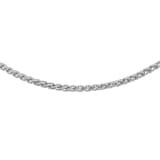 Goldsmiths 18ct White Gold 45cm (18") Spiga Chain 1mm Width