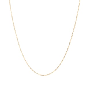 Goldsmiths 18ct Yellow Gold 45-50cm (18-20") Curb Chain 0.8mm Width