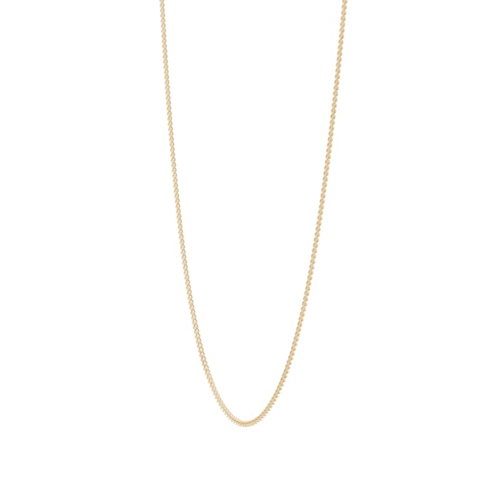 Goldsmiths 18ct Yellow Gold 45-50cm (18-20") Curb Chain 0.8mm Width