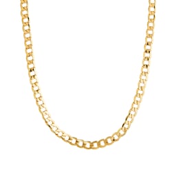13010304 - 18ct Yellow Gold Hollow Curb Chain