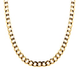 13010305 - 9ct Yellow Gold Hollow Curb 5mm 20 Inch Chain