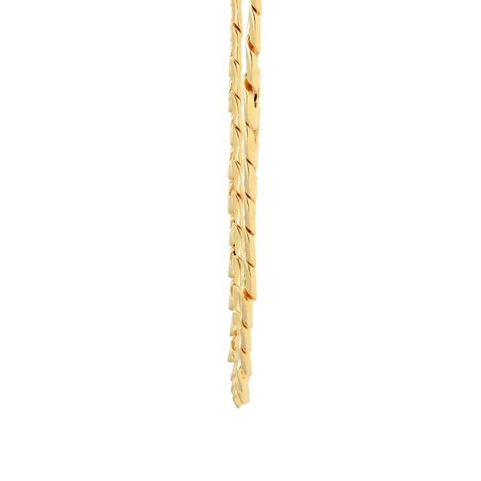 Goldsmiths 9ct Yellow Gold Hollow Curb 5mm 20 Inch Chain