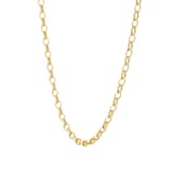 Goldsmiths 9ct Yellow Gold Hollow Belcher Chain