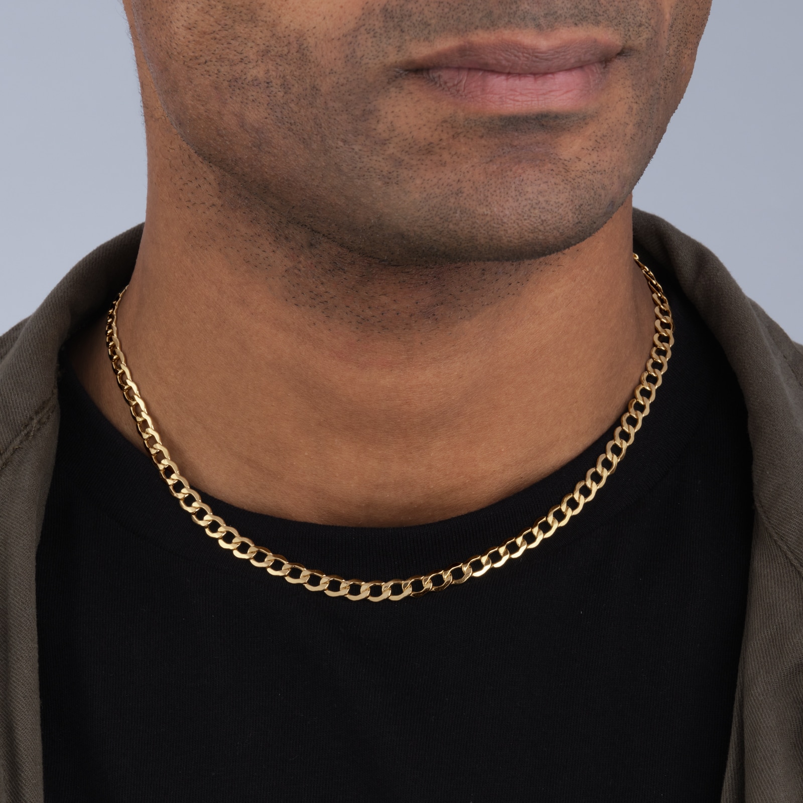 Mappin & Webb 14ct Yellow Gold 5.5mm 20 Inch Curb Chain