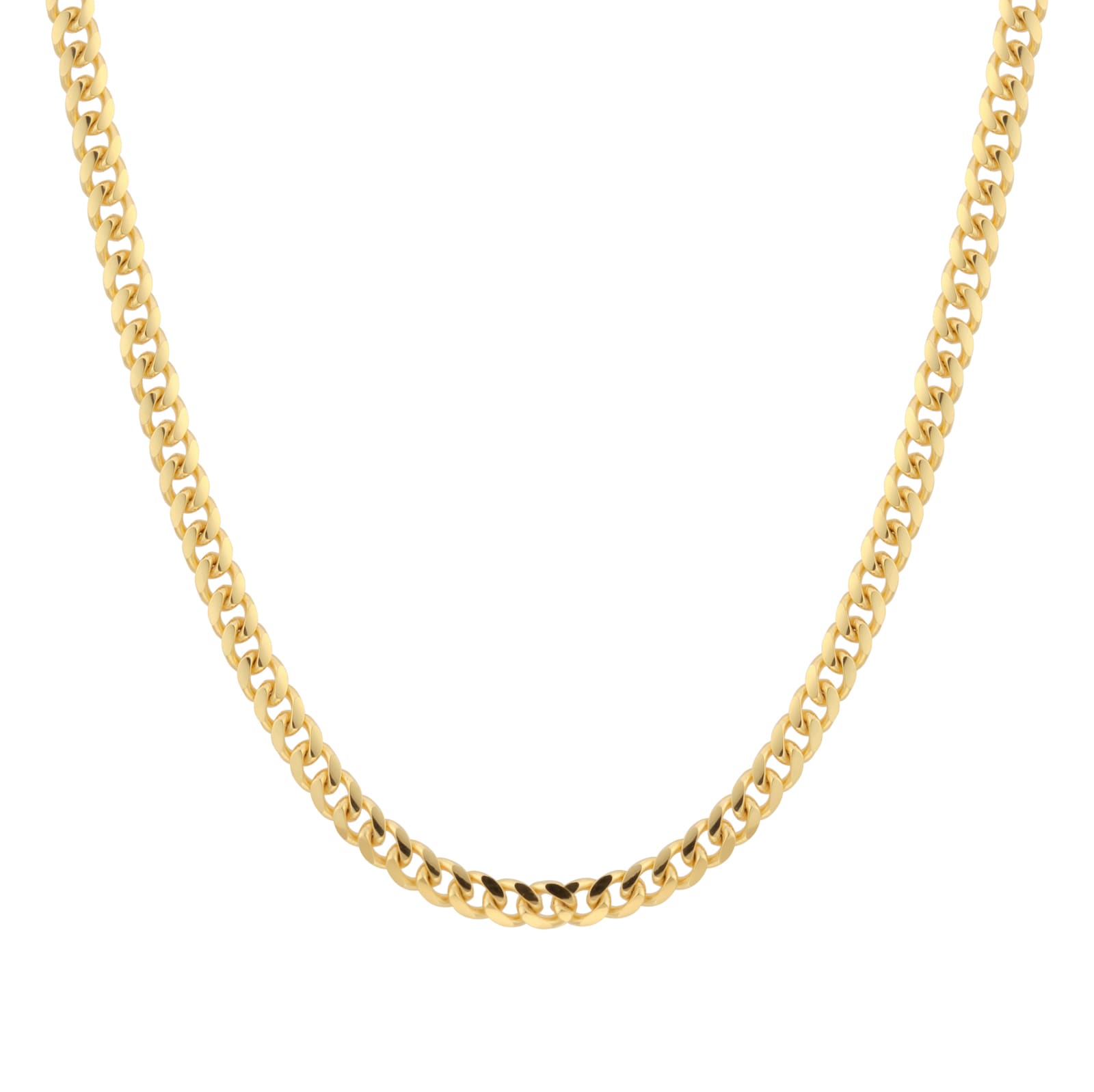 Mappin & Webb 14ct Yellow Gold 4.7mm 20 Inch Curb Chain